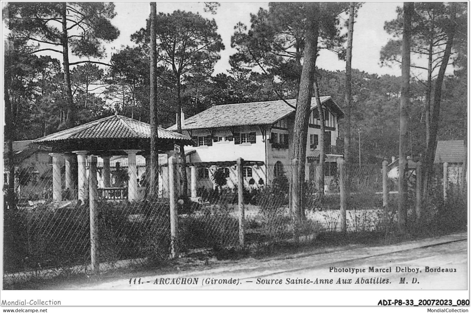 ADIP8-33-0679 - ARCACHON - Source Sainte-anne Aux Abatilles  - Arcachon