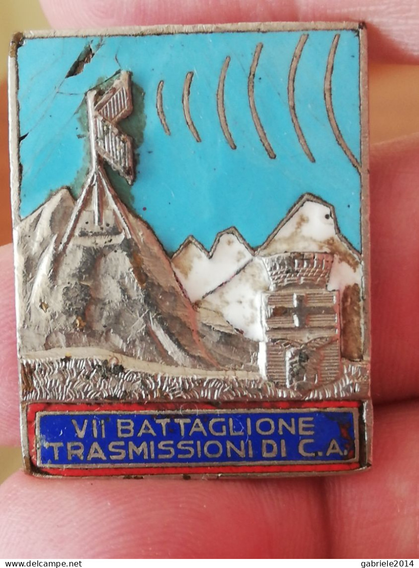 ALPINI VII° BATTAGLIONE TRASMISSIONI DI C.A. DIST ESERCITO ITALIANO - Army
