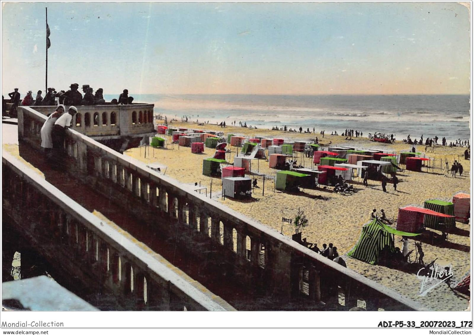 ADIP5-33-0461 - SOULAC-SUR-MER - La Plage Vue Du Ponton  - Soulac-sur-Mer