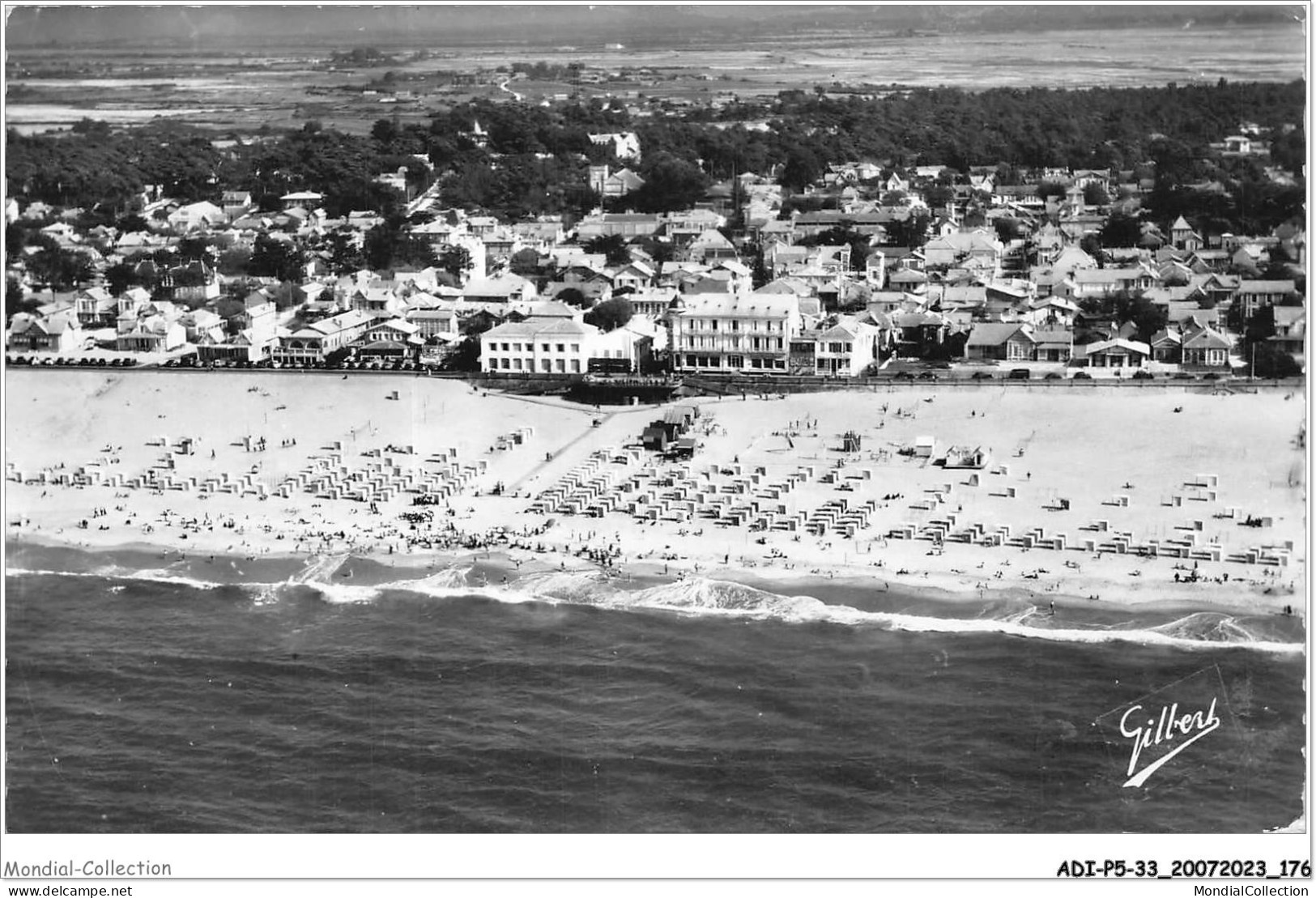 ADIP5-33-0463 - SOULAC-SUR-MER - Vue Générale Sur La Ville Et La Plage  - Soulac-sur-Mer