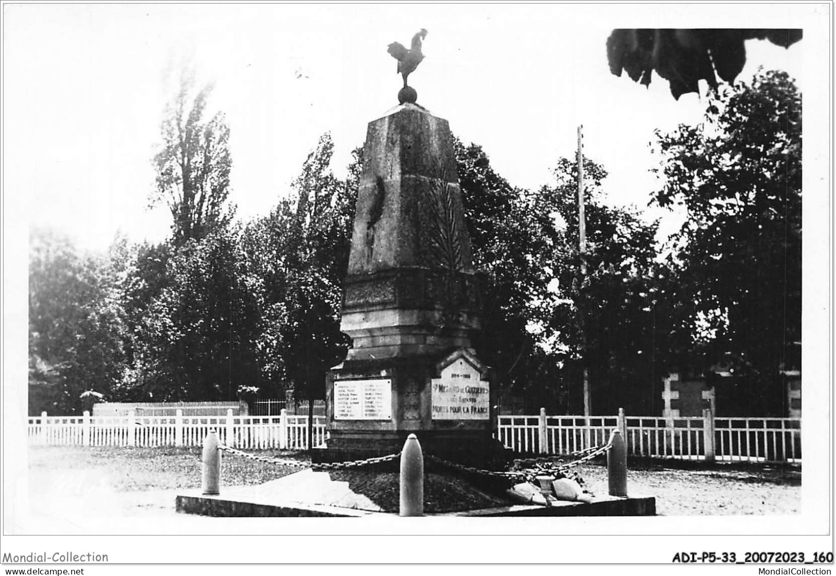 ADIP5-33-0455 - ST-MEDARD DE CUIZIERES - Le Monument Aux Morts  - Other & Unclassified