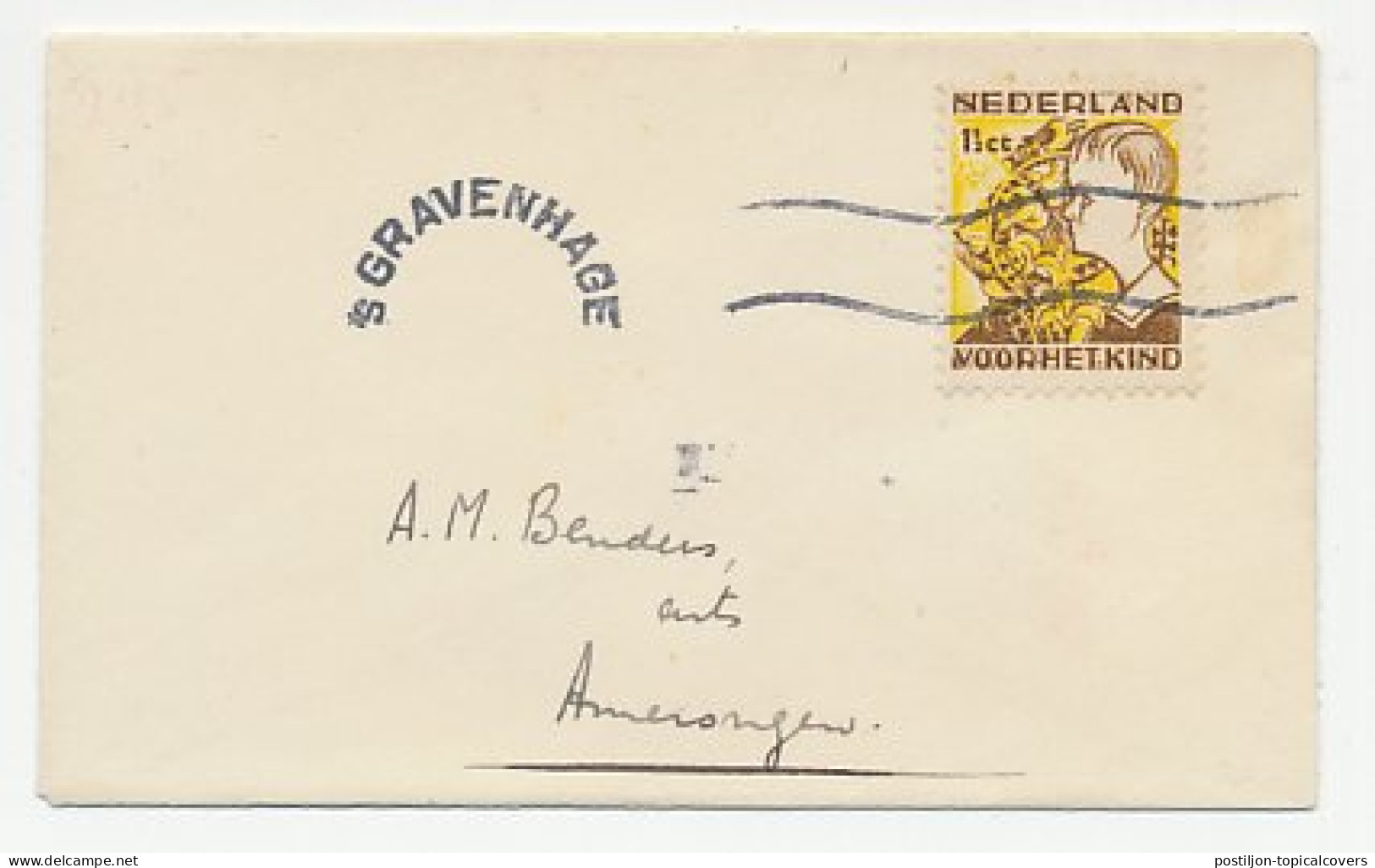 Em. Kind 1932 - Nieuwjaarsstempel S Gravenhage - Unclassified