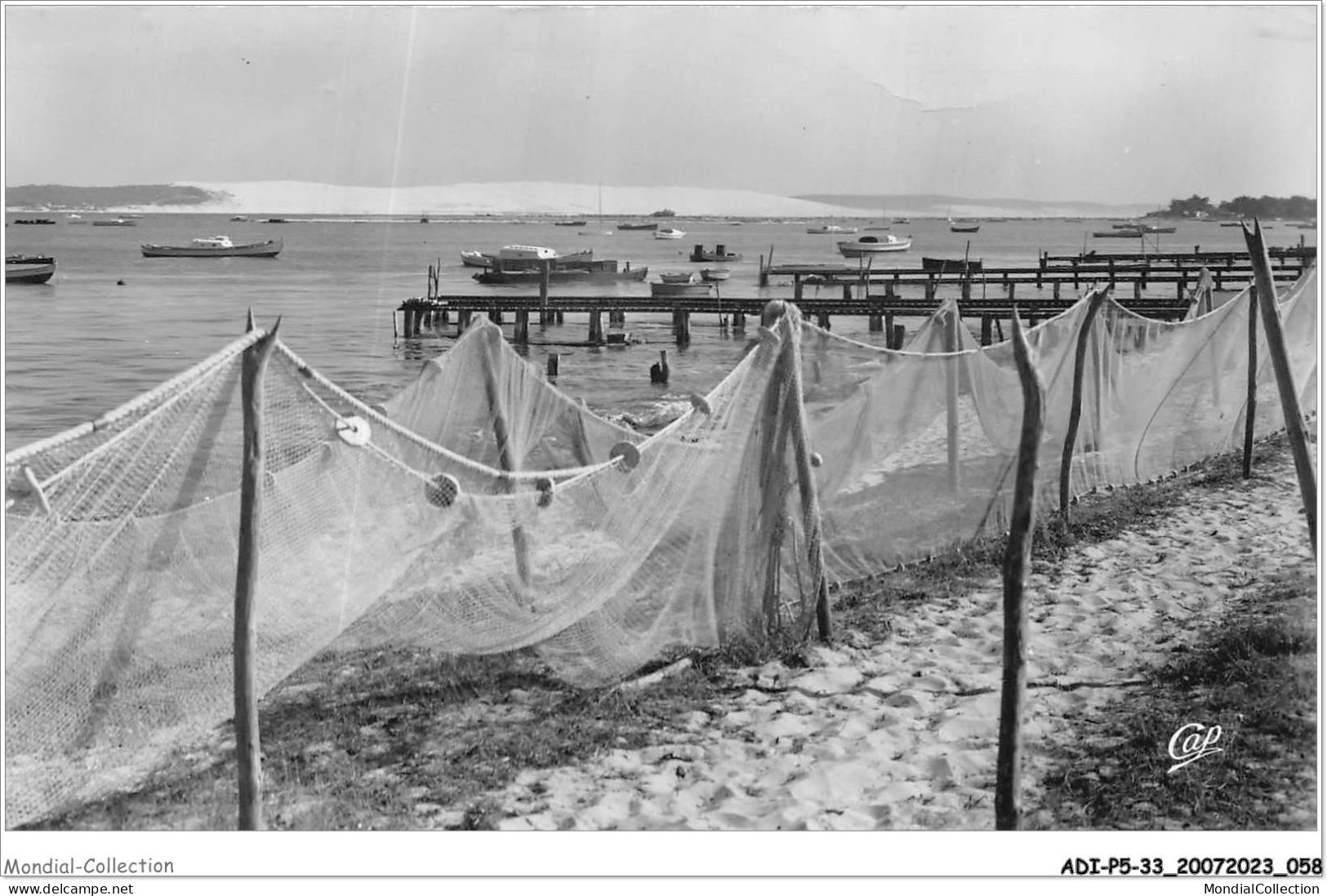 ADIP5-33-0404 - BASSIN D'ARCACHON - LE CAP FERRET - Vue Vers Les Dunes Du Pilat - Other & Unclassified