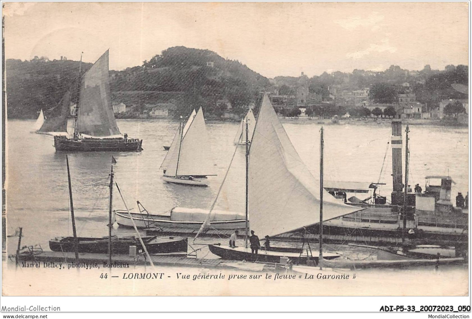 ADIP5-33-0400 - LORMONT - Vue Générale Prise Sur Le Fleuve - La Garonne  - Other & Unclassified