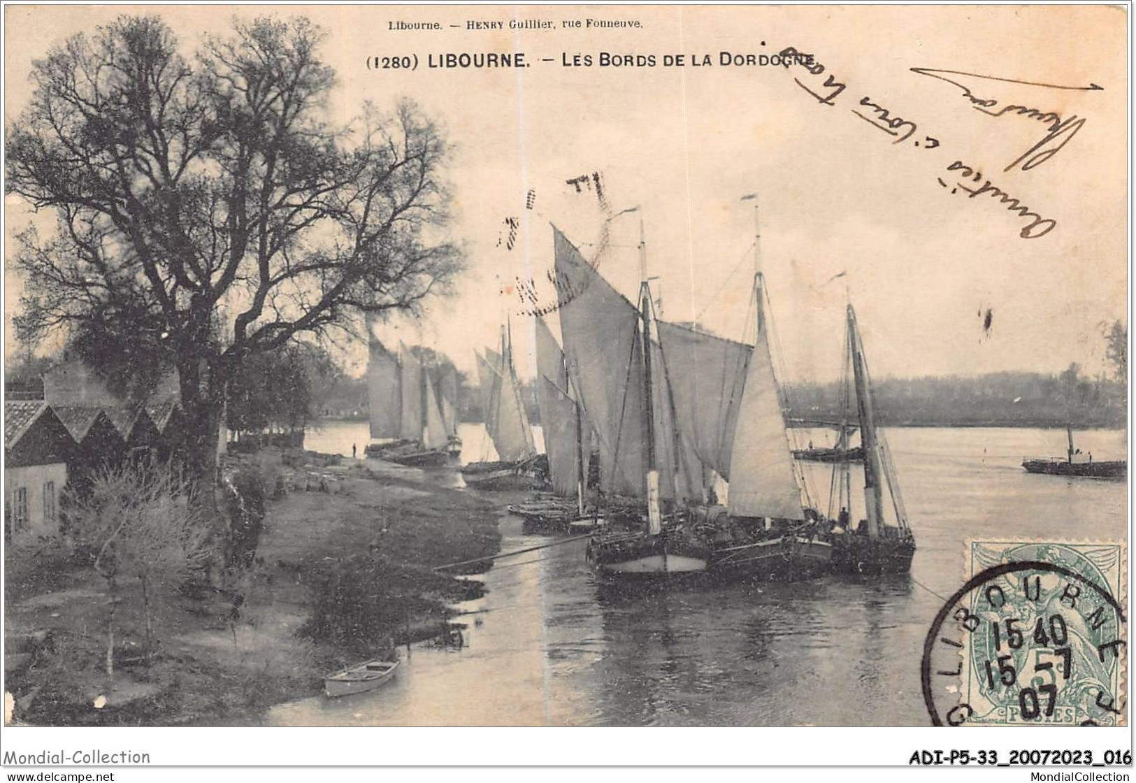 ADIP5-33-0383 - LIBOURNE - Les Bords De La Dordogne  - Libourne