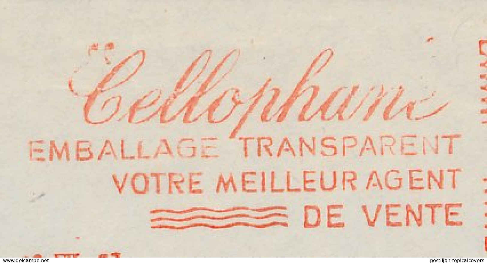 Meter Top Cut France 1953 Cellophane - Transparent Packaging - Other & Unclassified