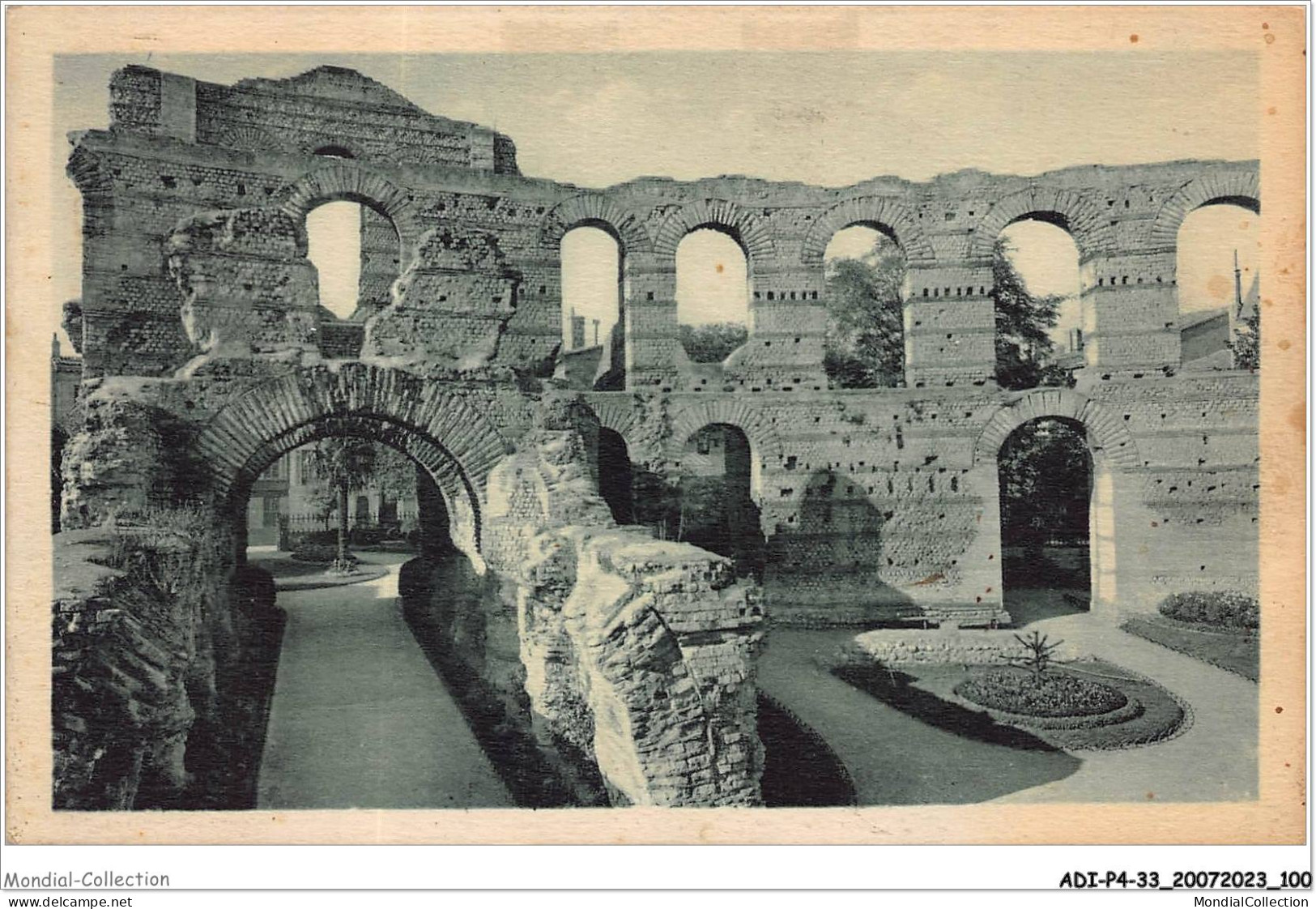 ADIP4-33-0340 - BORDEAUX - Les Ruines Du Palais Gallien  - Bordeaux