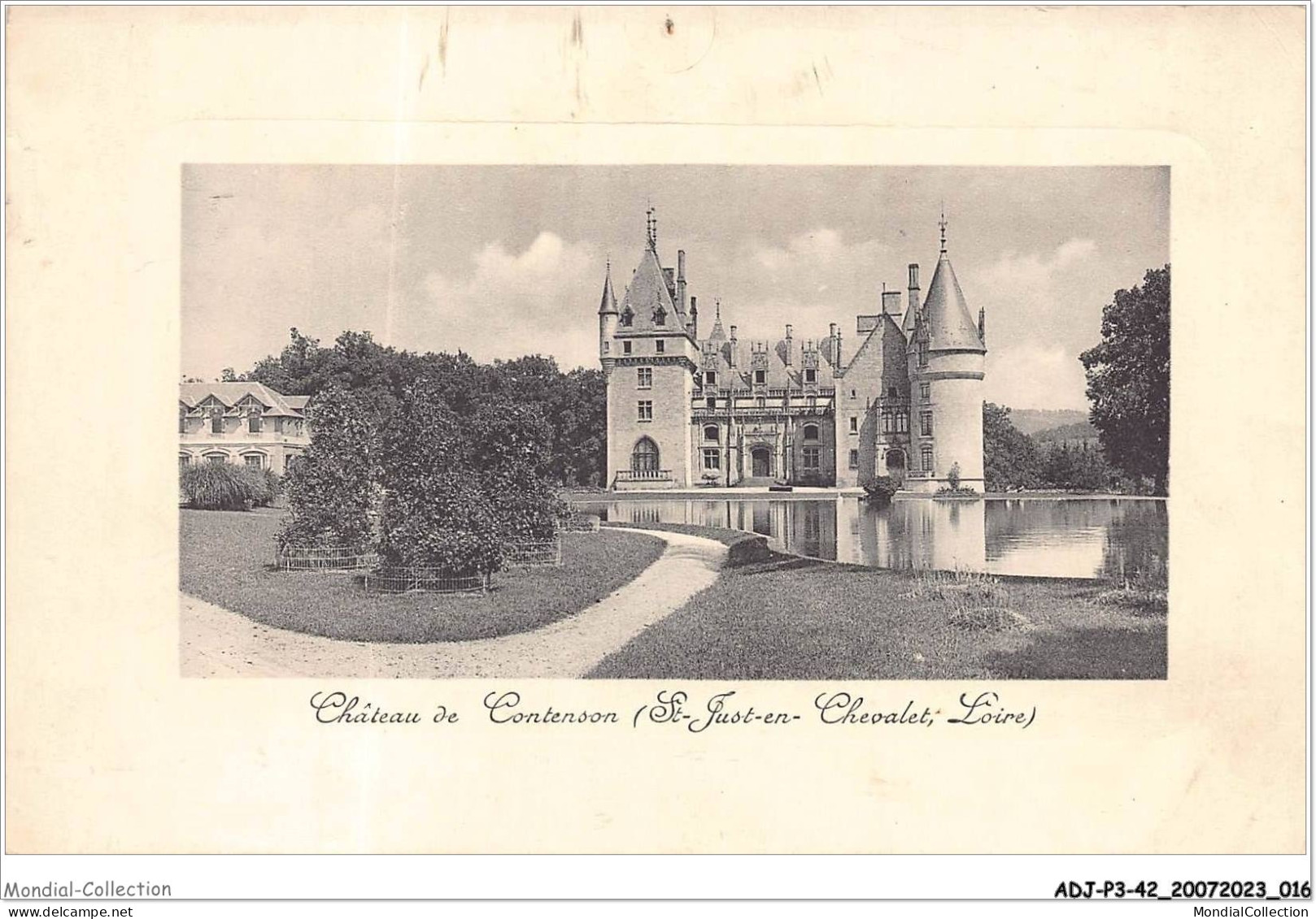 ADJP3-42-0194 - Chateau De Contenson - ST-JUST-EN-CHEVALET - Loire - Roanne