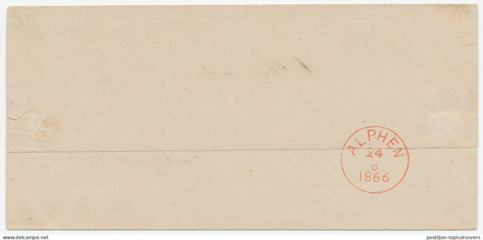 Naamstempel Woubrugge 1866 - Covers & Documents