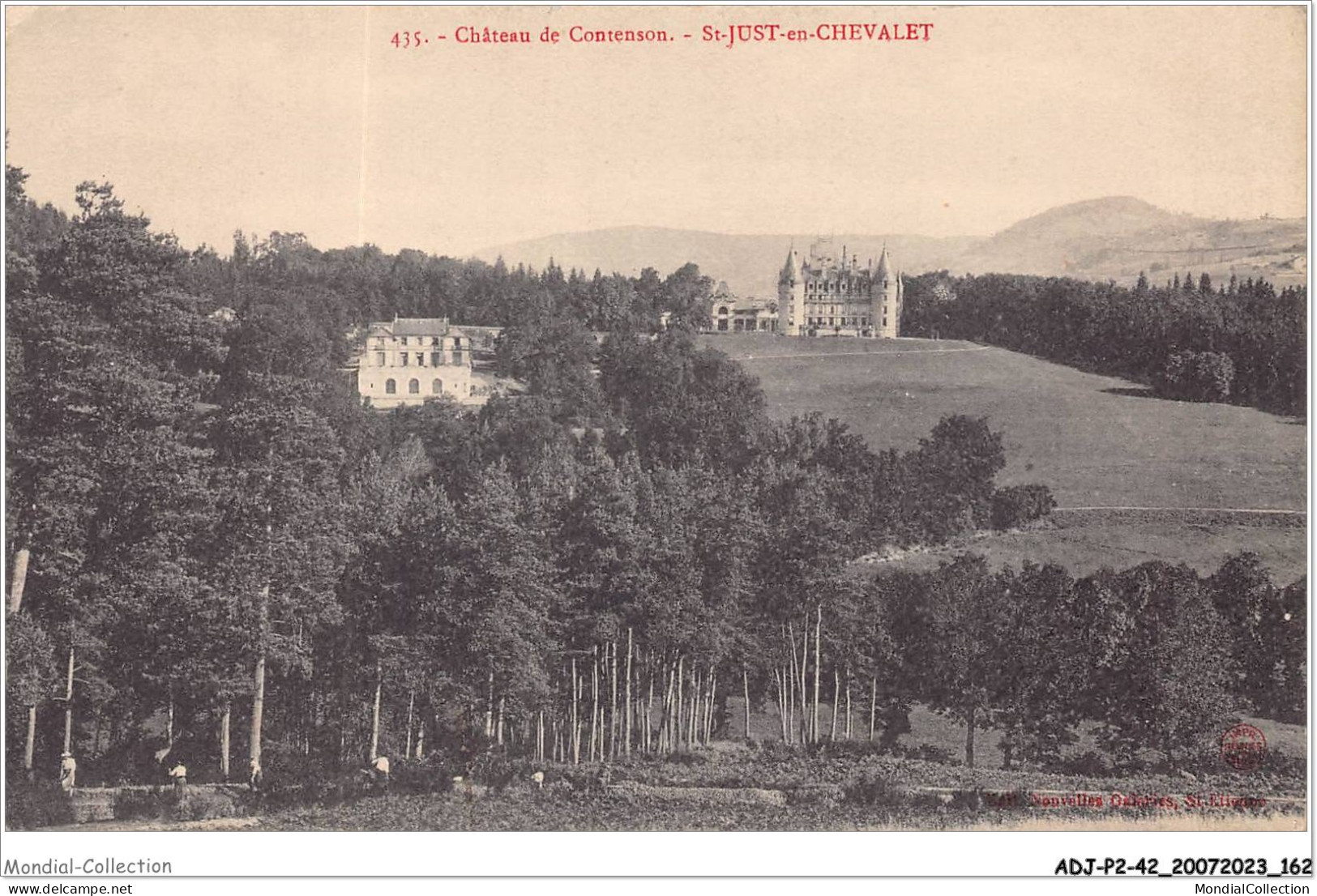 ADJP2-42-0165 - Chateau De Contenson - St-JUST-EN-CHEVALET  - Saint Etienne