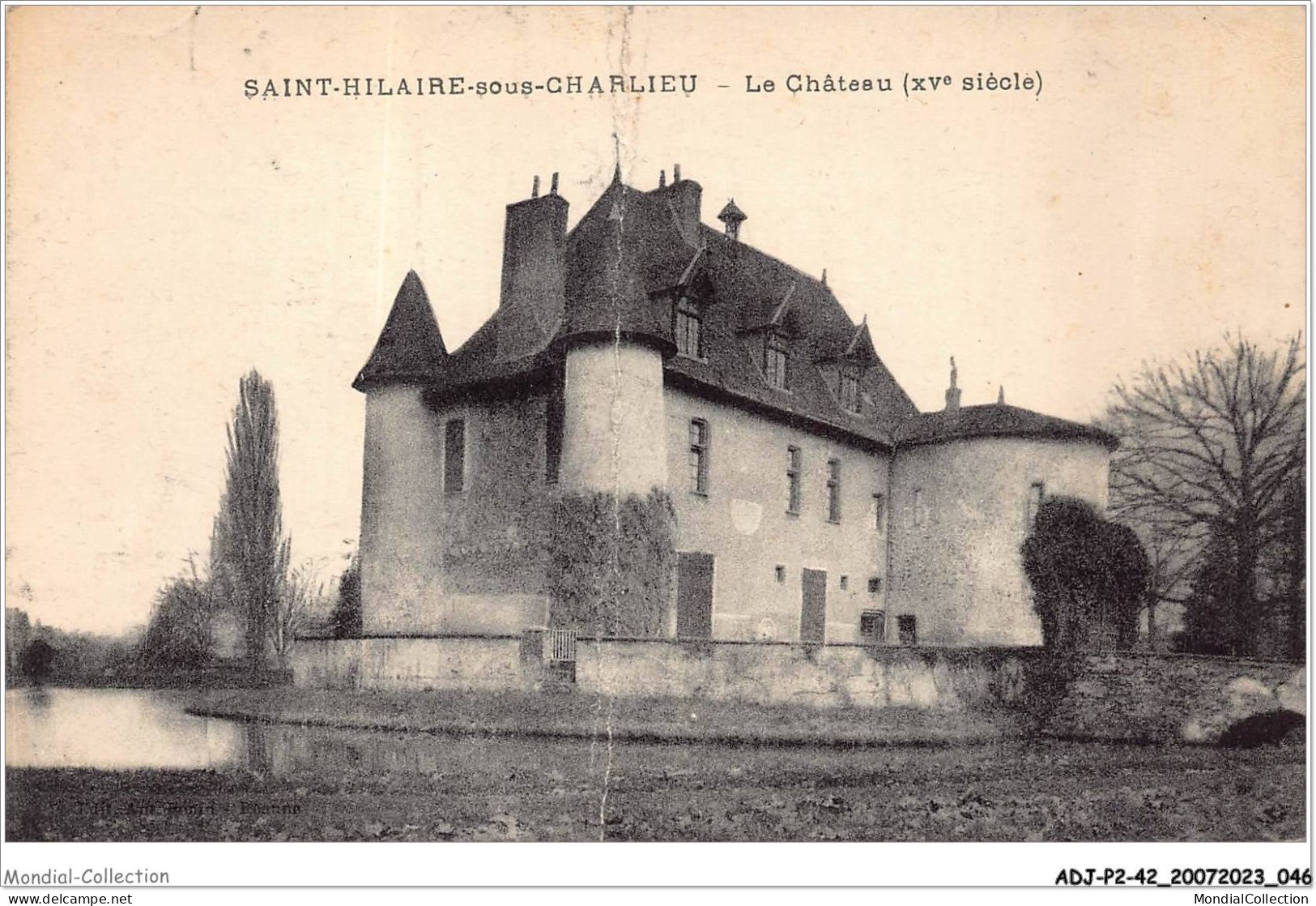 ADJP2-42-0107 - SAINT-HILAIRESOUS-CHARLIEU - Le Chateau - Charlieu