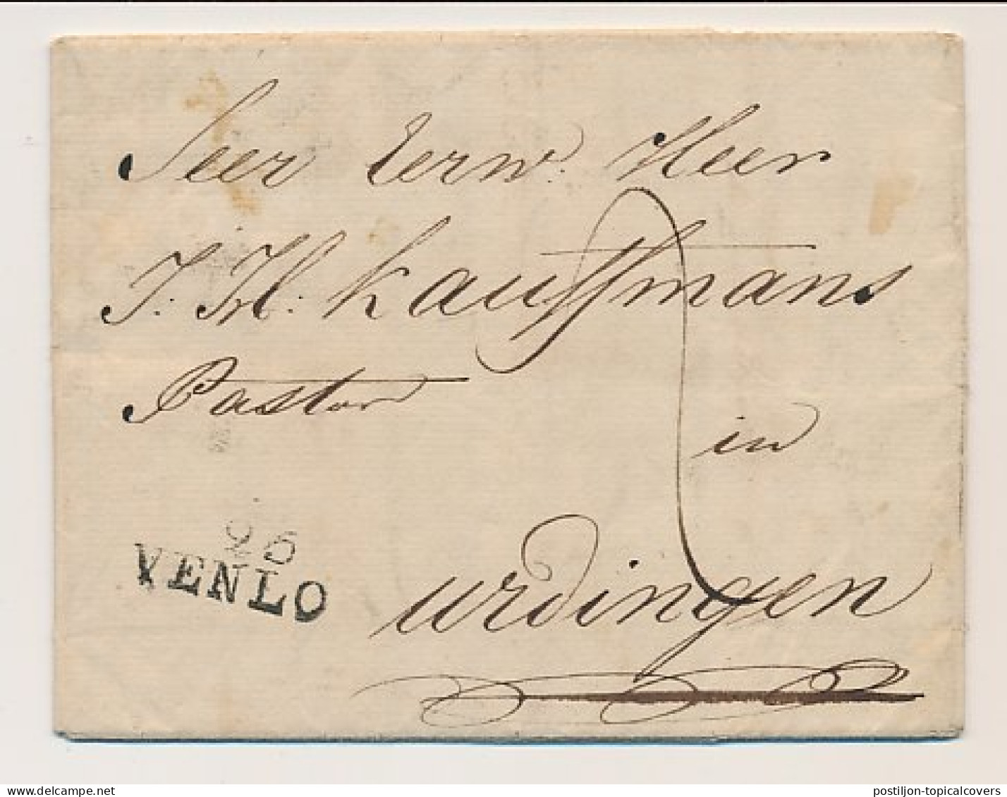 95 VENLO - Urdingen Duitsland 1803 - ...-1852 Préphilatélie