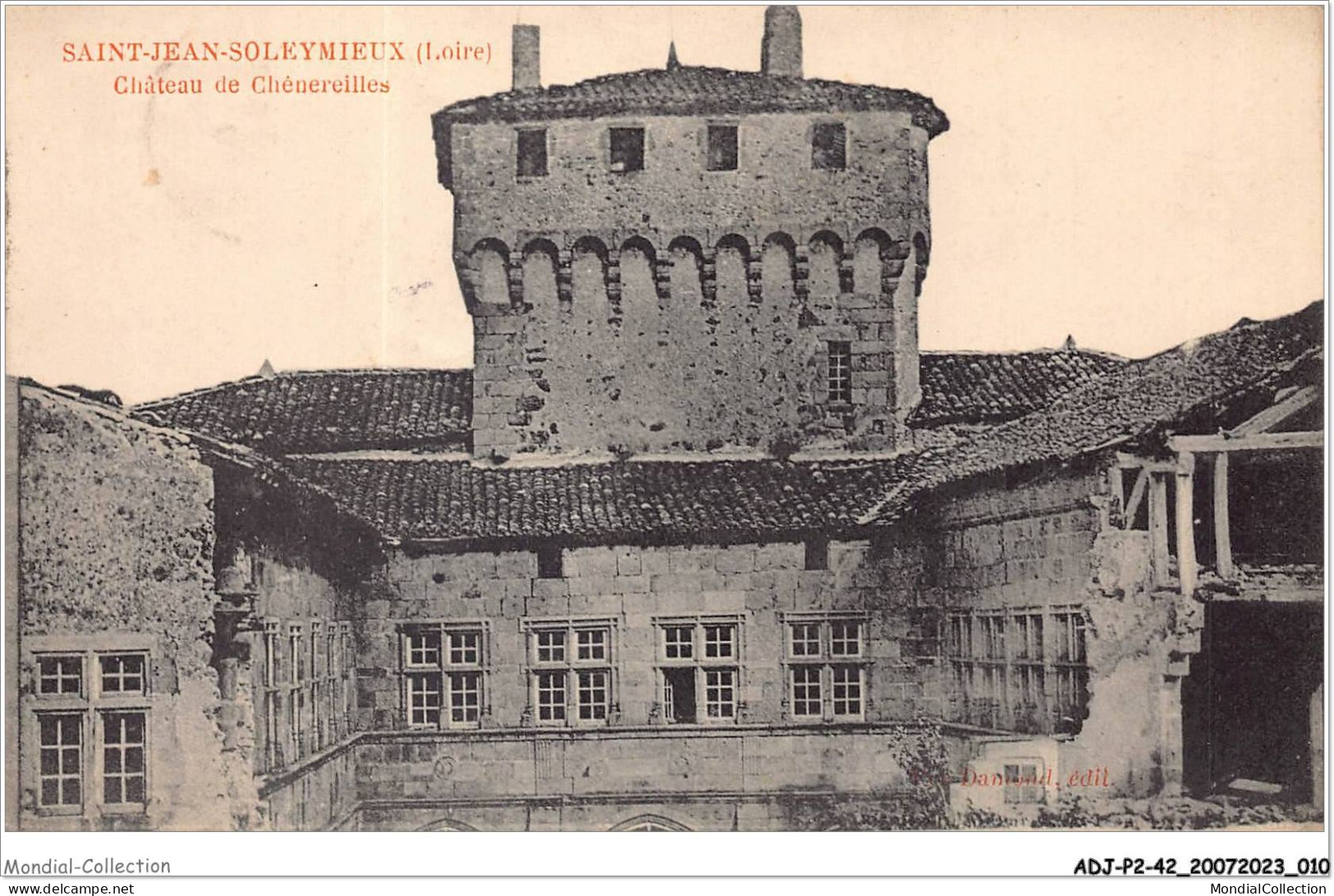 ADJP2-42-0089 - ST-JEAN-SOLEYMIEUX - Chateau De Chenereilles - Saint Jean Soleymieux