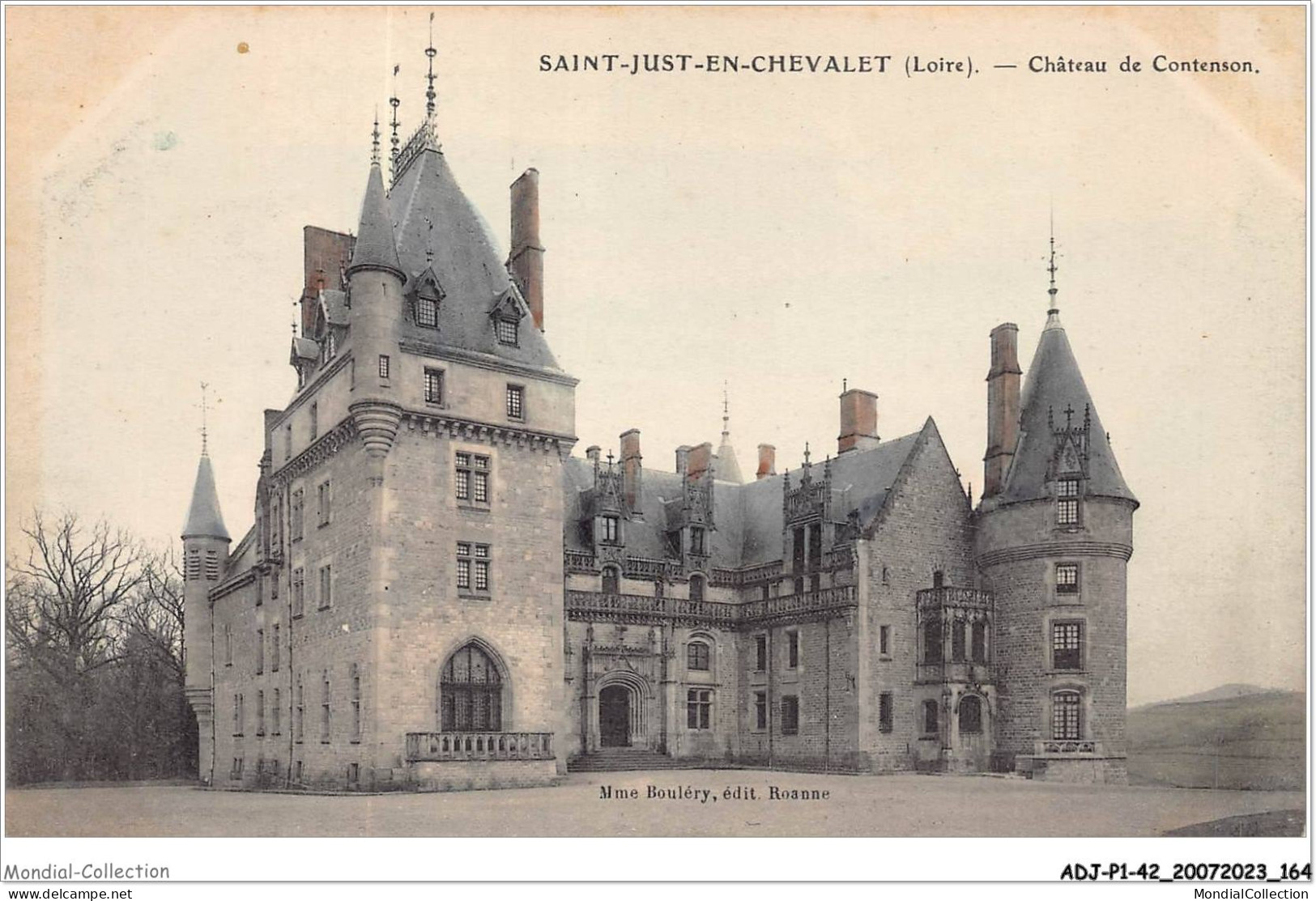 ADJP1-42-0083 - SAINT-JUST-EN-CHEVALET - Chateau De Contenson - Sonstige & Ohne Zuordnung