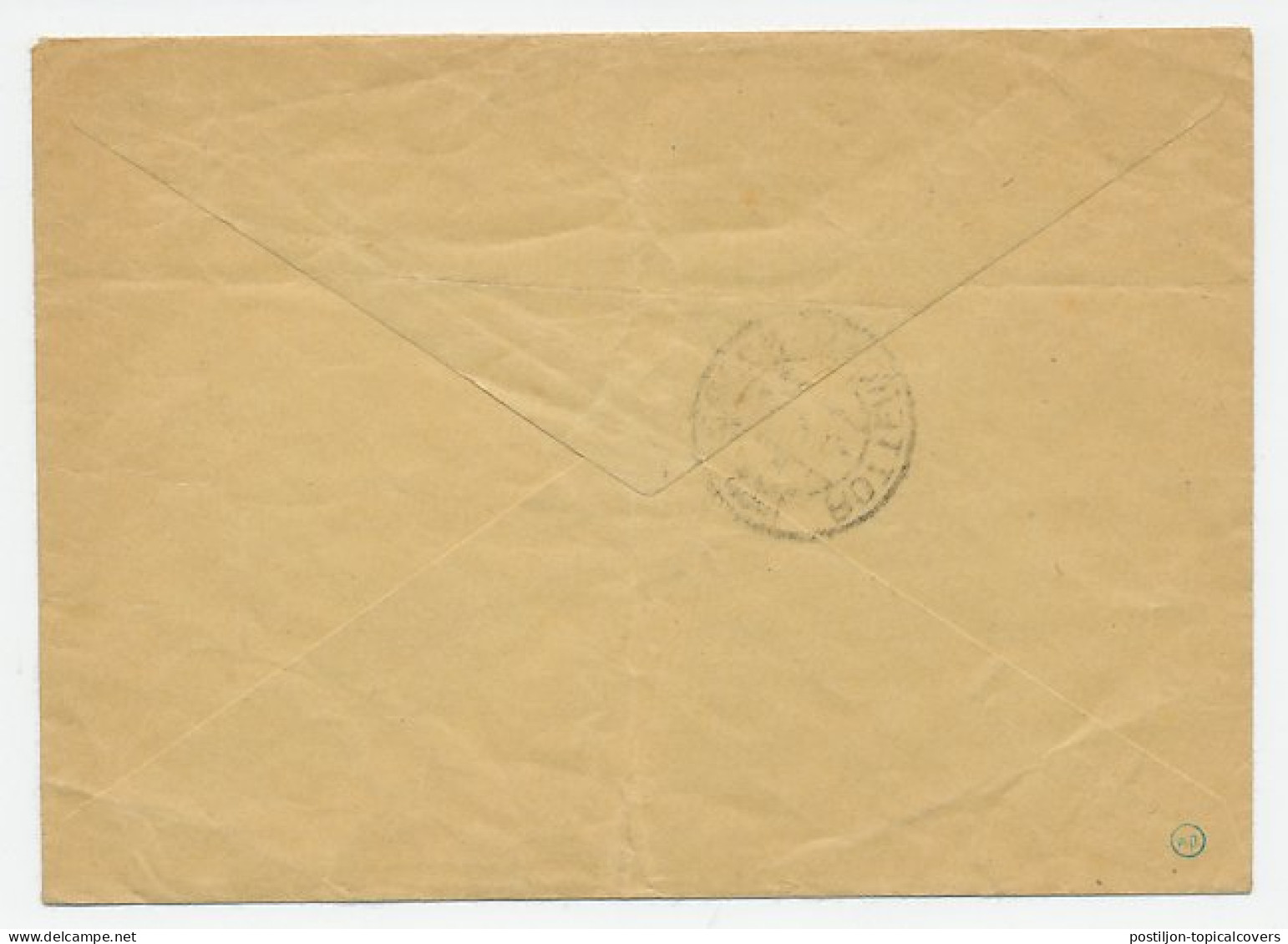 Emissie Port 1947 Dienst Envelop Rotterdam - Non Classés