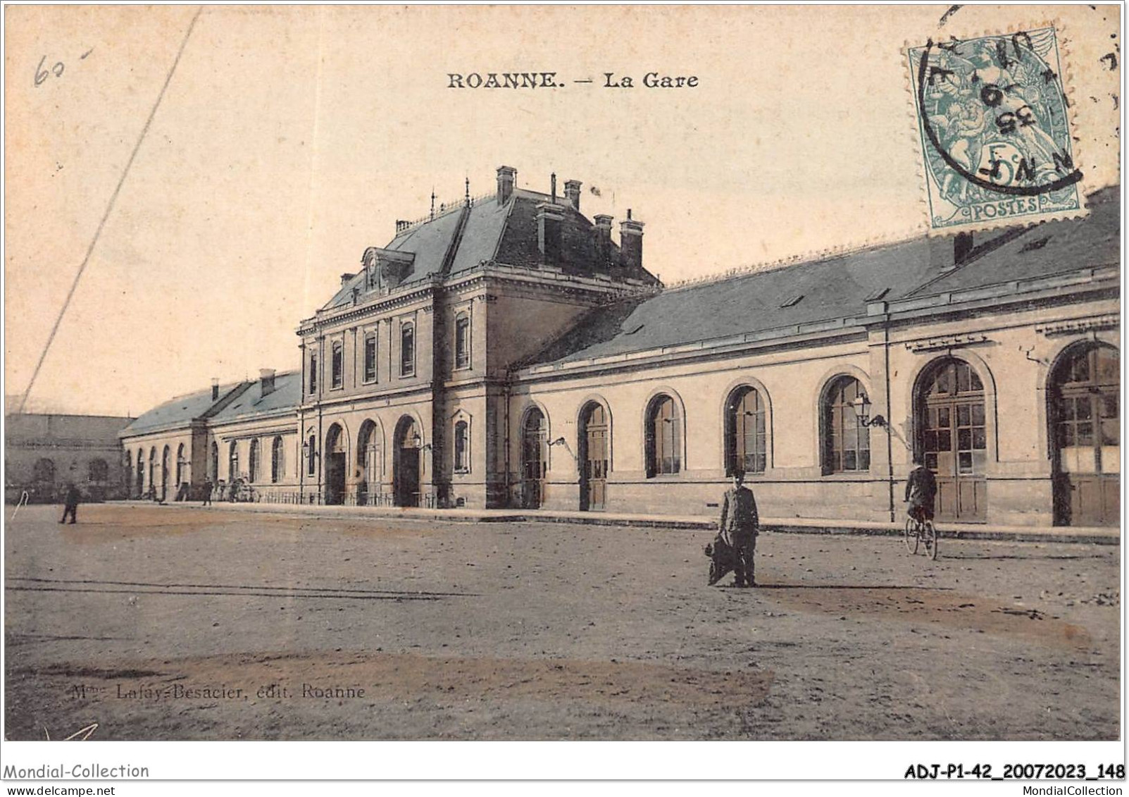 ADJP1-42-0075 - ROANNE - La Gare - Roanne