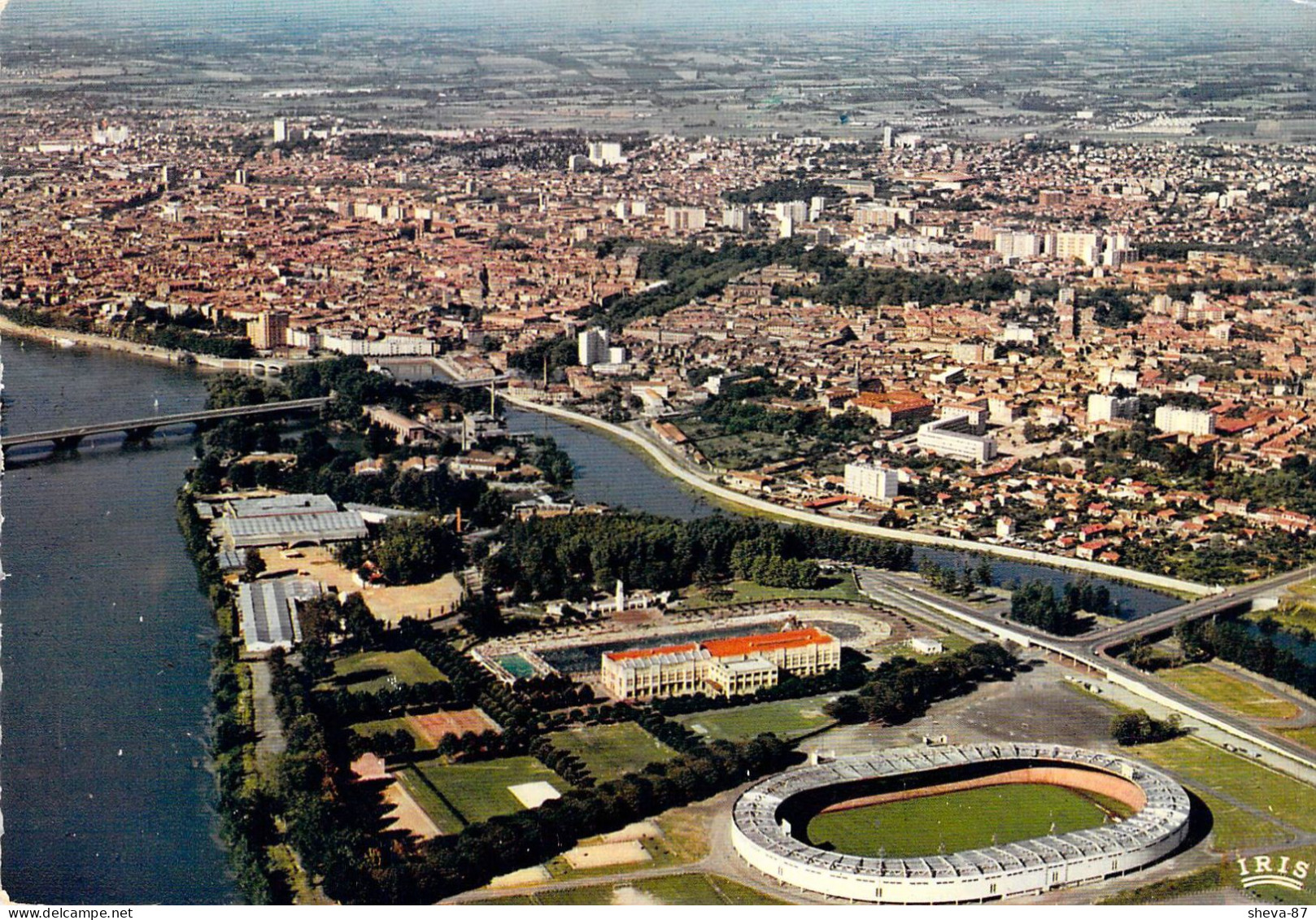 31 - Toulouse - Vue Du Ciel - Le Stadium, La Piscine Et La Ville - Toulouse