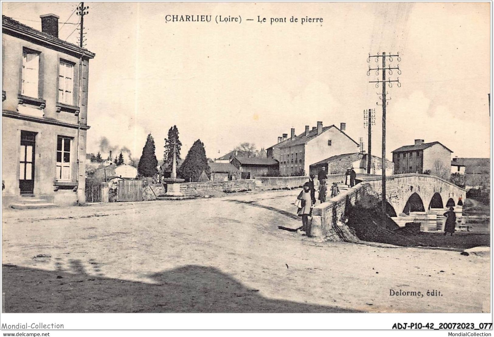 ADJP10-42-0846 - CHARLIEU - Le Pont De Pierre - Charlieu