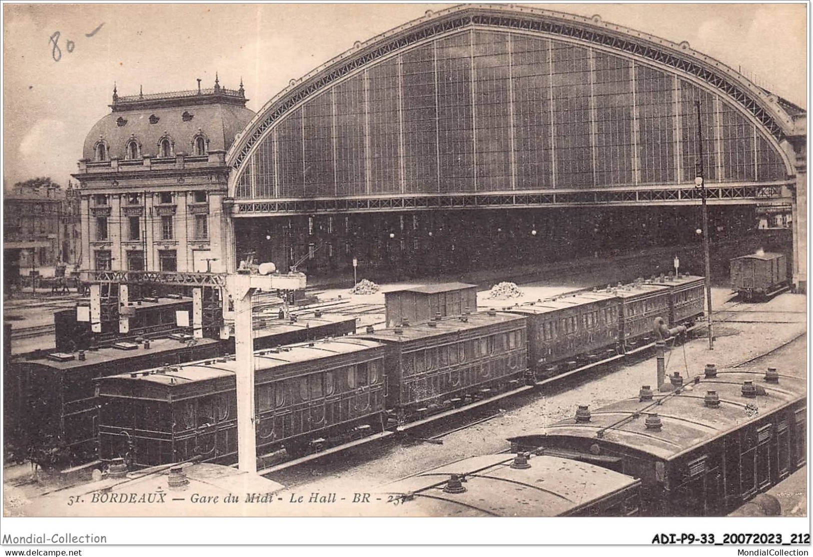 ADIP9-33-0841 - BORDEAUX - Gare Du Midi - Le Hall  - Bordeaux