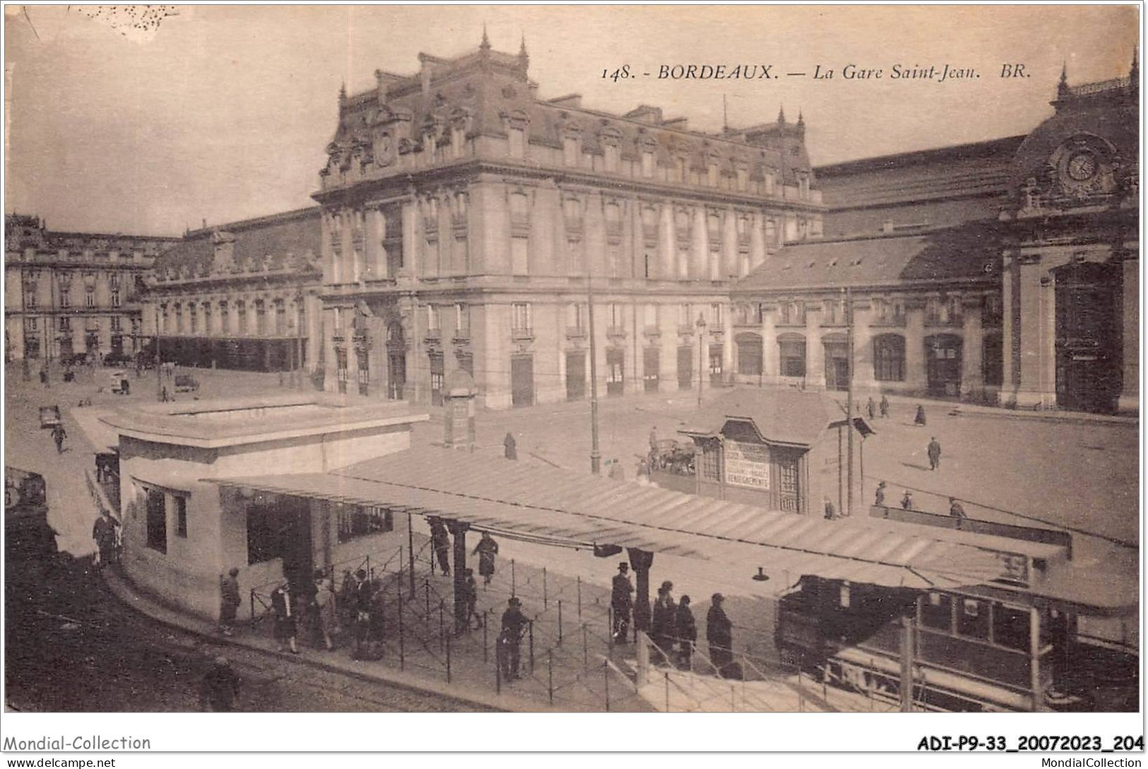 ADIP9-33-0837 - BORDEAUX - La Gare Saint-jean  - Bordeaux