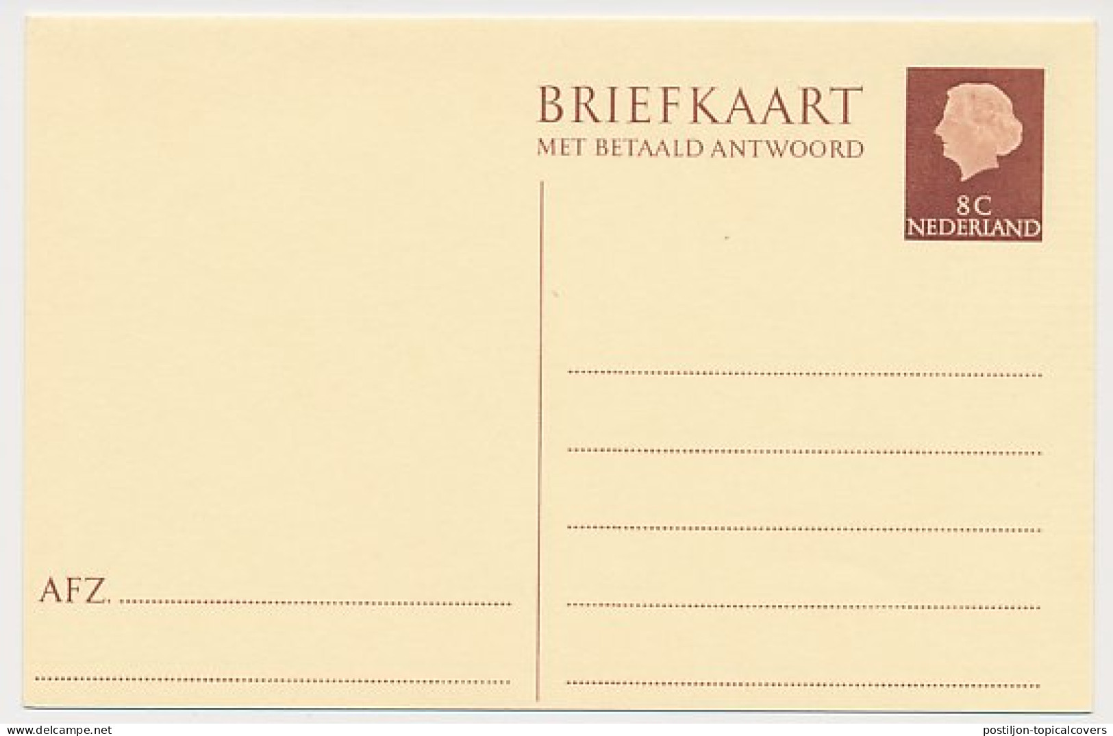 Briefkaart G. 320 - Postal Stationery