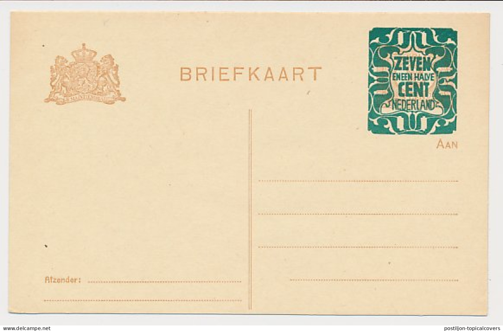 Briefkaart G. 166 - Postal Stationery