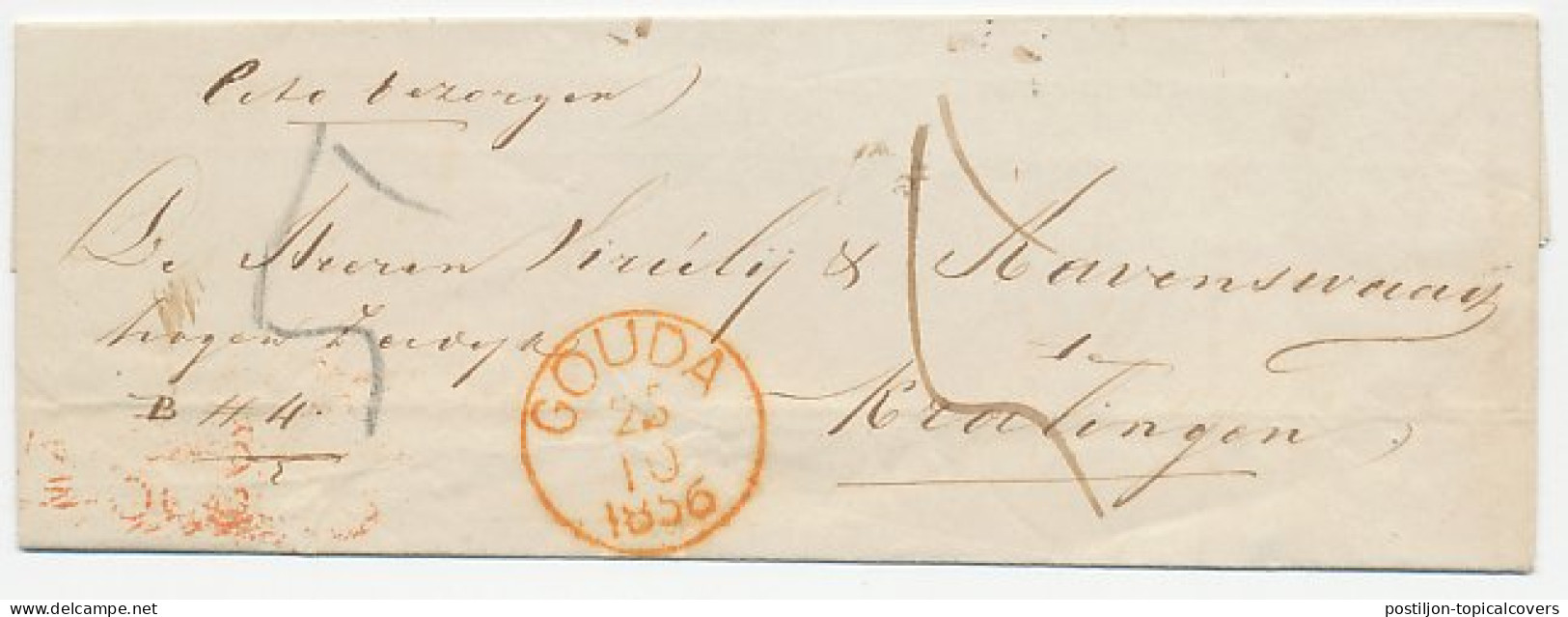 Gouda - Kralingen 1856 - Cito Bezorgen - ...-1852 Prephilately