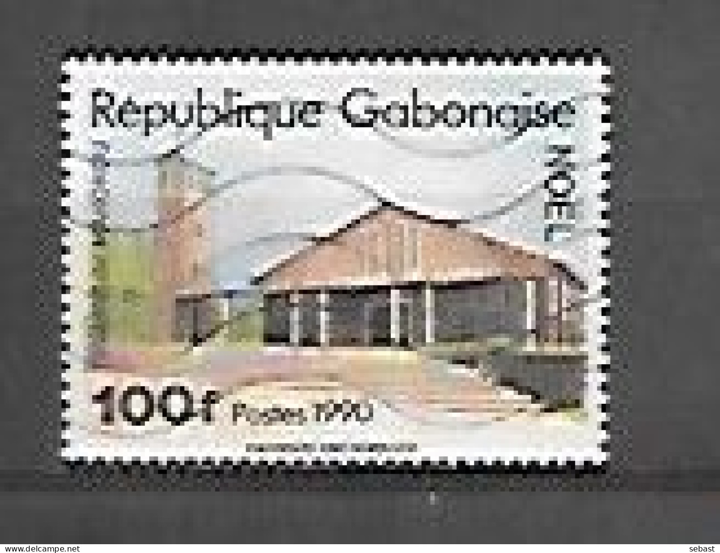 TIMBRE OBLITERE DU GABON DE  1990 N° MICHEL 1072 - Gabon