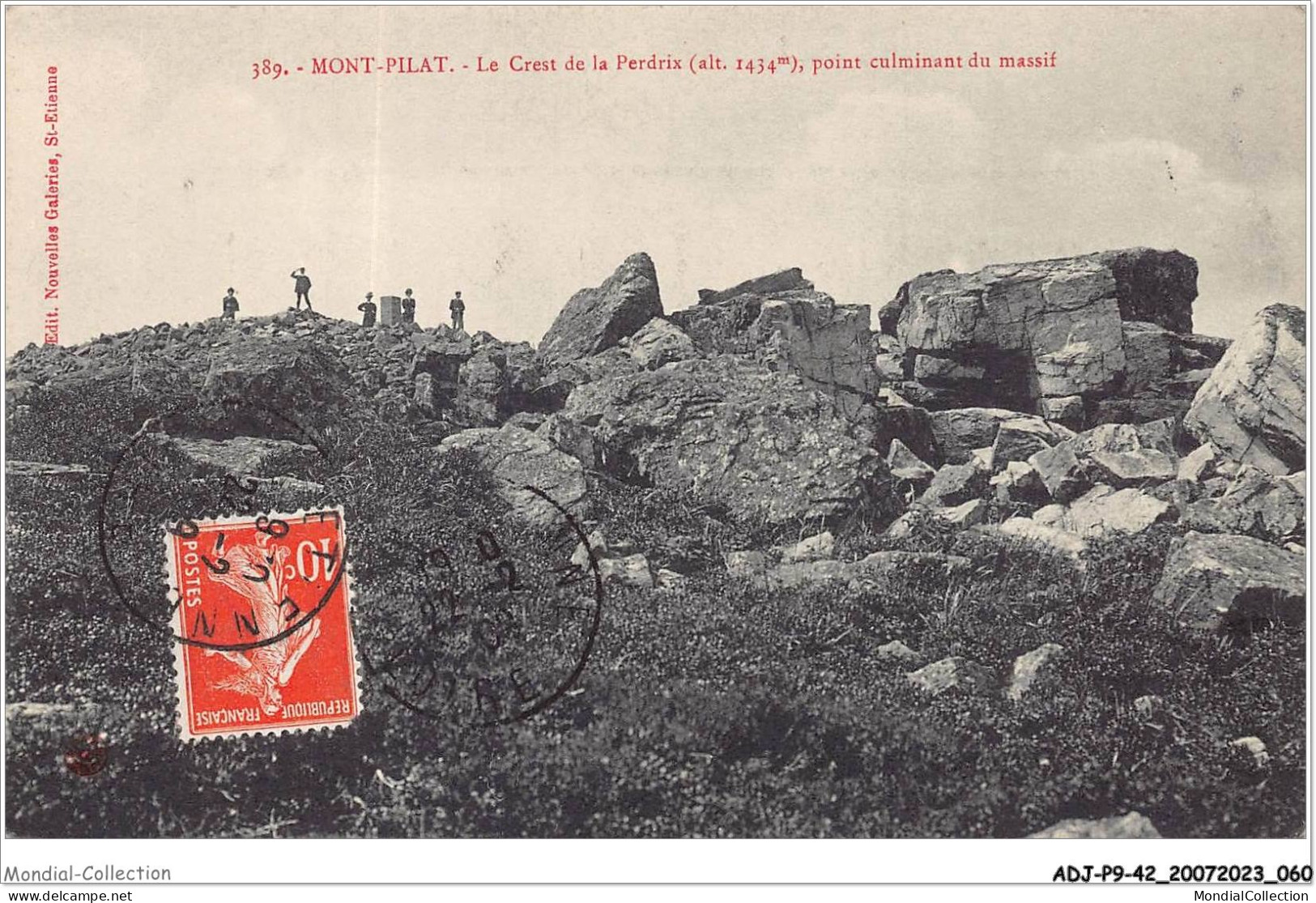 ADJP9-42-0751 - MONT-PILAT - Le Crest De La Perdrix - Point Culminant Du Massif - Mont Pilat