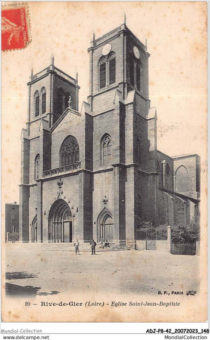 ADJP8-42-0716 - RIVE-DE-GIER - Eglise Saint-Jean-Baptiste - Rive De Gier