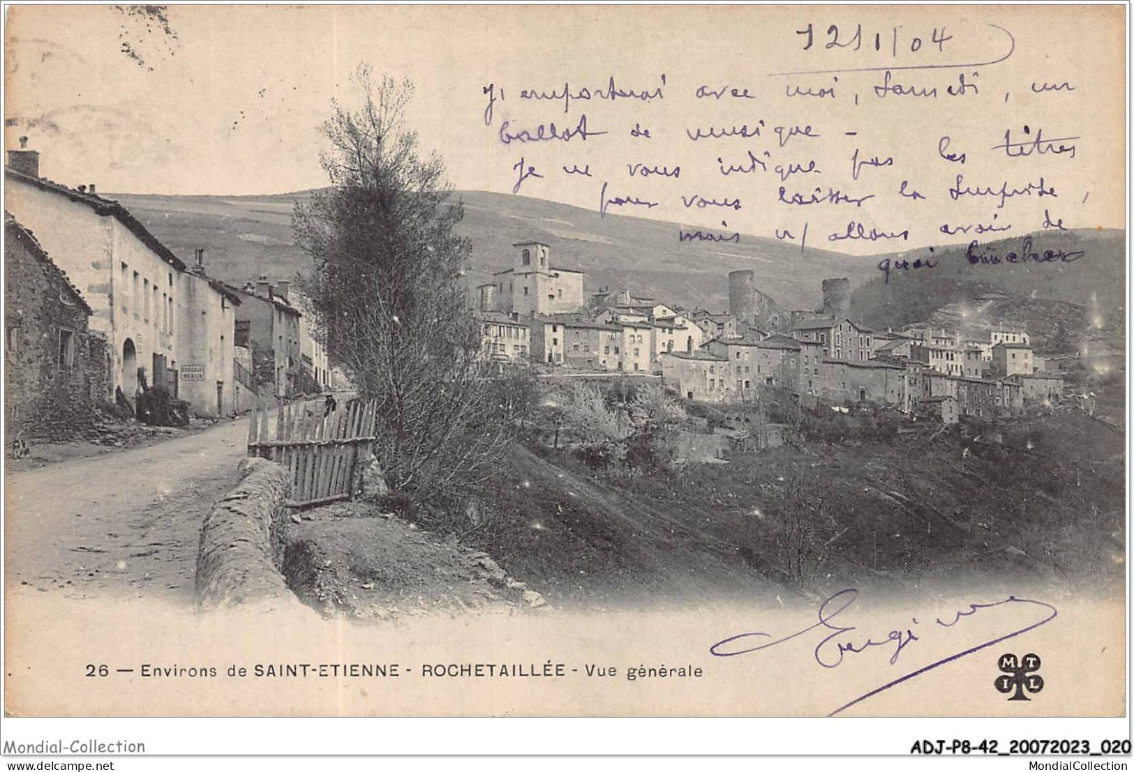 ADJP8-42-0652 - Environs De SAINT-ETIENNE - ROCHETAILLEE - Vue Generale - Saint Etienne