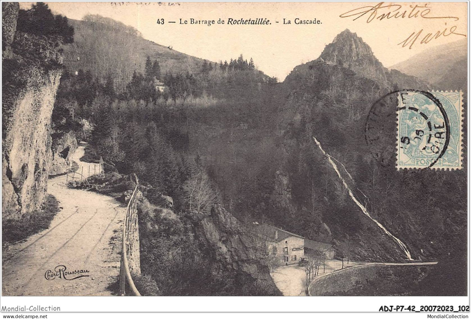 ADJP7-42-0605 - Le Barrage De La Rochetaillee - La Cascade - Saint Etienne