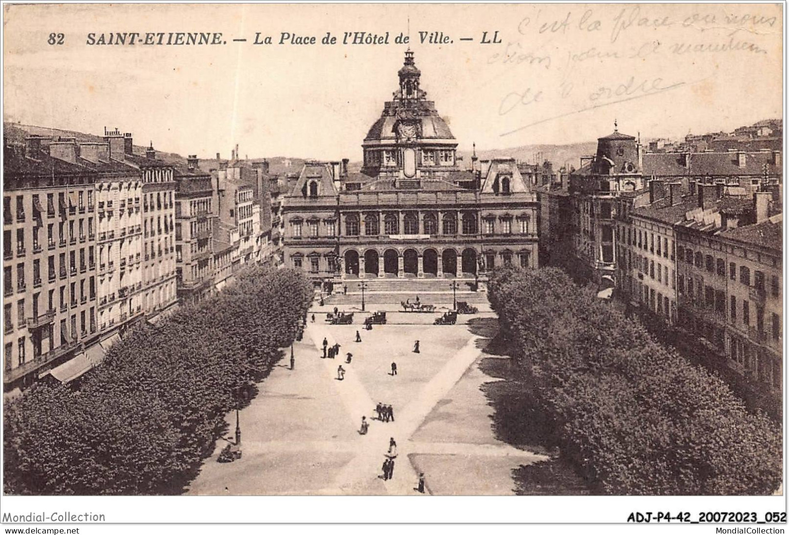 ADJP4-42-0308 - SAINT-ETIENNE - La Place De L'hotel De Ville - Saint Etienne