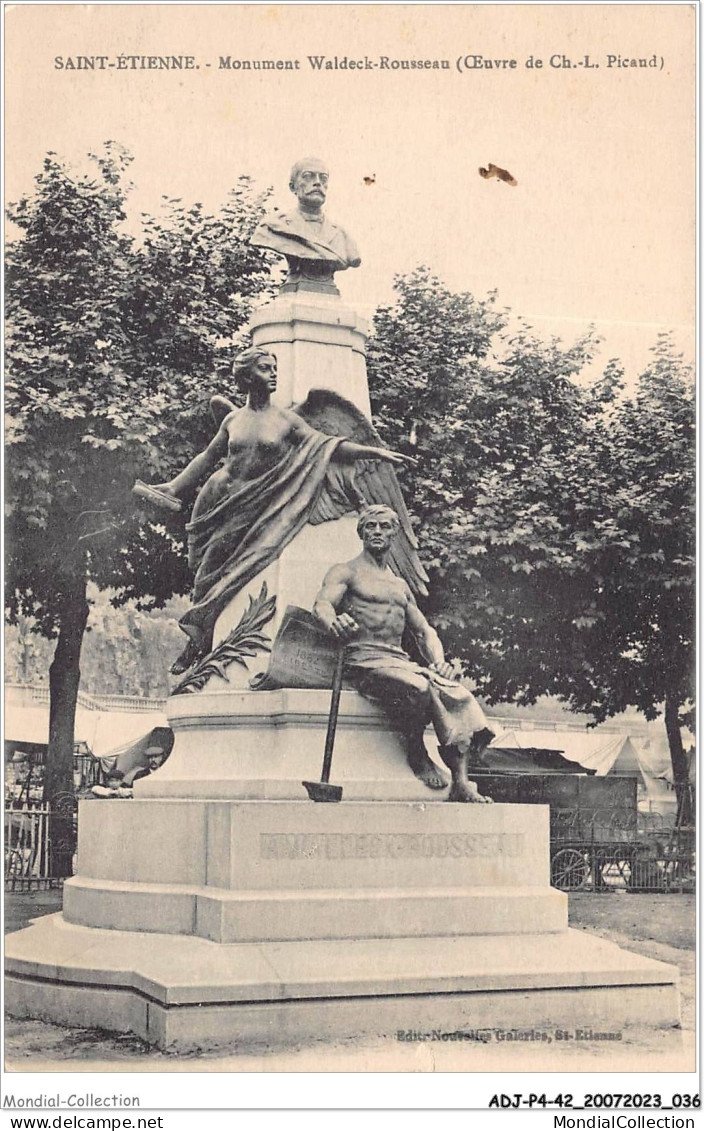 ADJP4-42-0300 - SAINT-ETIENNE - Monument Waldeck-rousseau - Saint Etienne