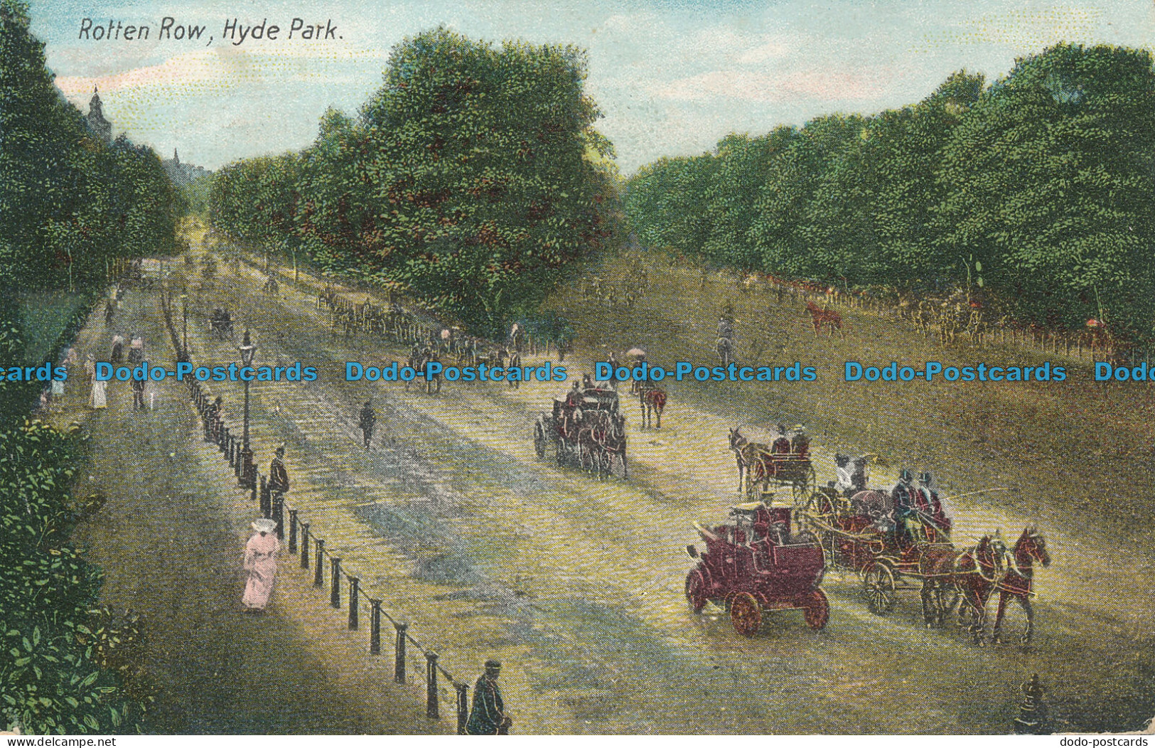 R097410 Rotten Row. Hyde Park. B. B. London. 1906 - Sonstige & Ohne Zuordnung
