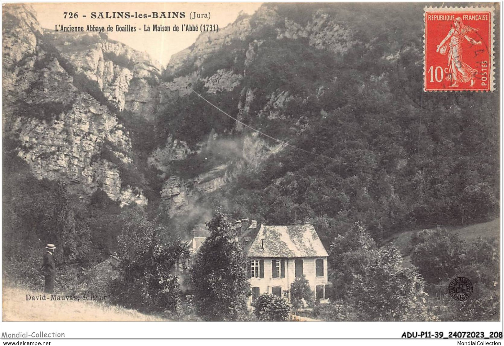 ADUP11-39-1024 - SALINS-LES-BAINS - L'ancienne Abbaye De Goailles - La Maison De L'abbé - Dole