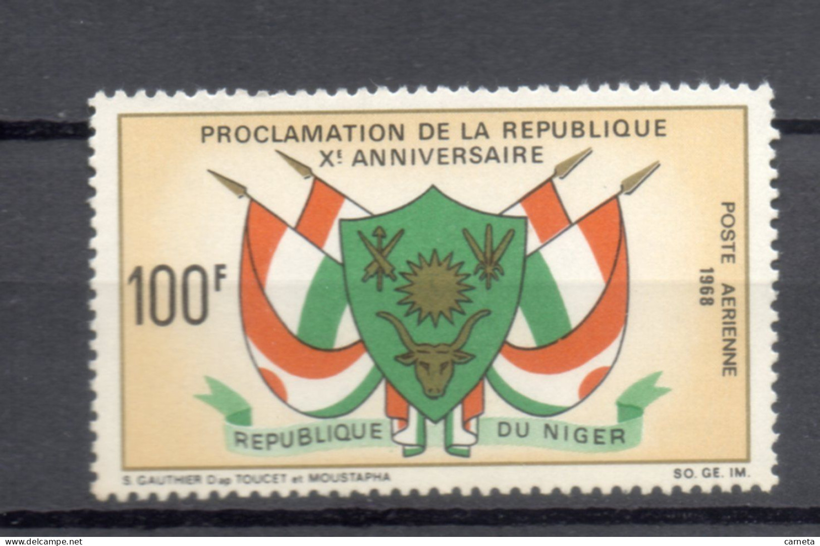 NIGER  PA   N° 99    NEUF SANS CHARNIERE  COTE 2.00€    DRAPEAU REPUBLIQUE - Niger (1960-...)