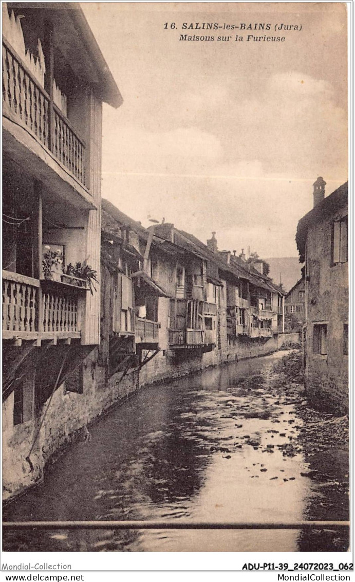 ADUP11-39-0951 - SALINS-LES-BAINS - Maisons Sur La Furieuse  - Dole