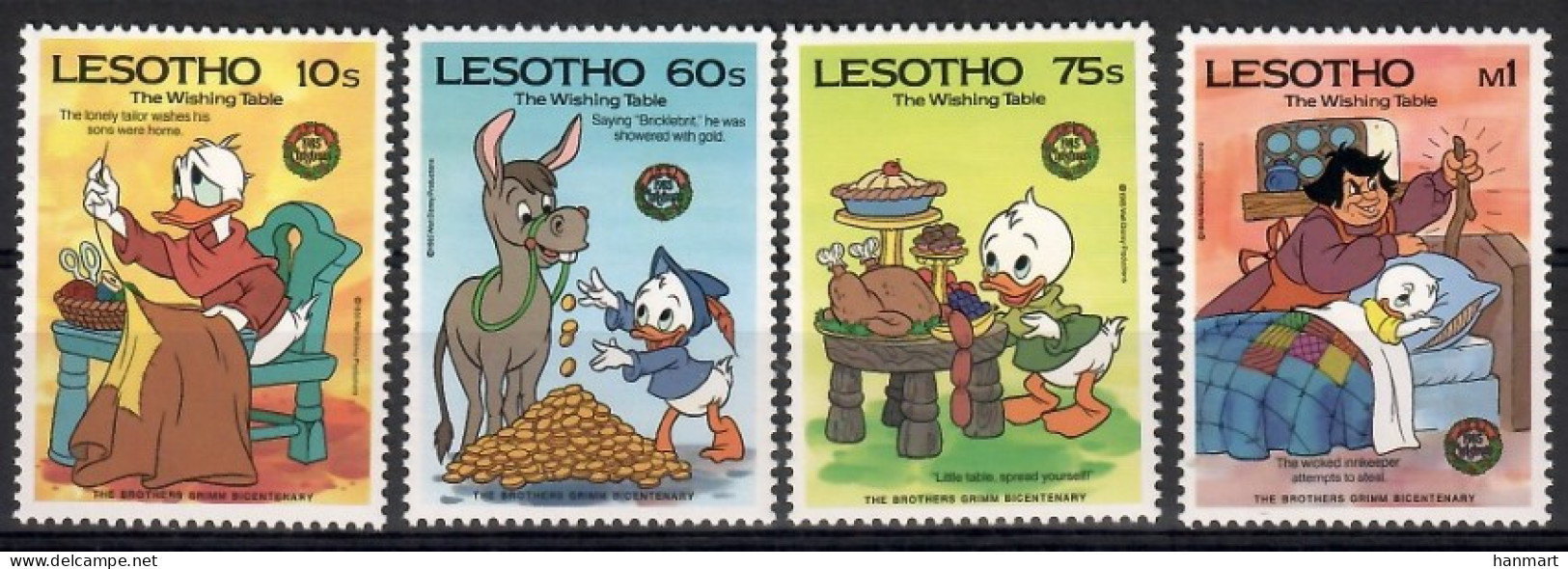 Lesotho 1985 Mi 551-554 MNH  (ZS6 LST551-554) - Noël