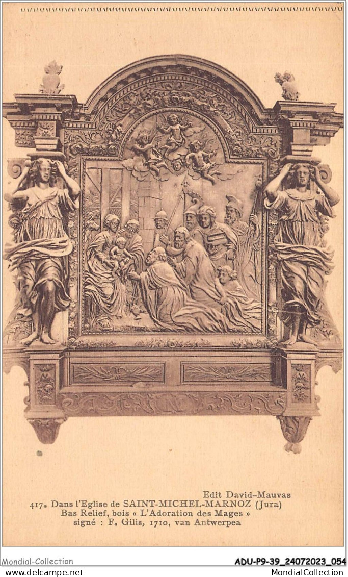 ADUP9-39-0744 - Dans L'église De Saint-michel-marnoz - Bas Relief - L'adoration Des Mages  - Other & Unclassified