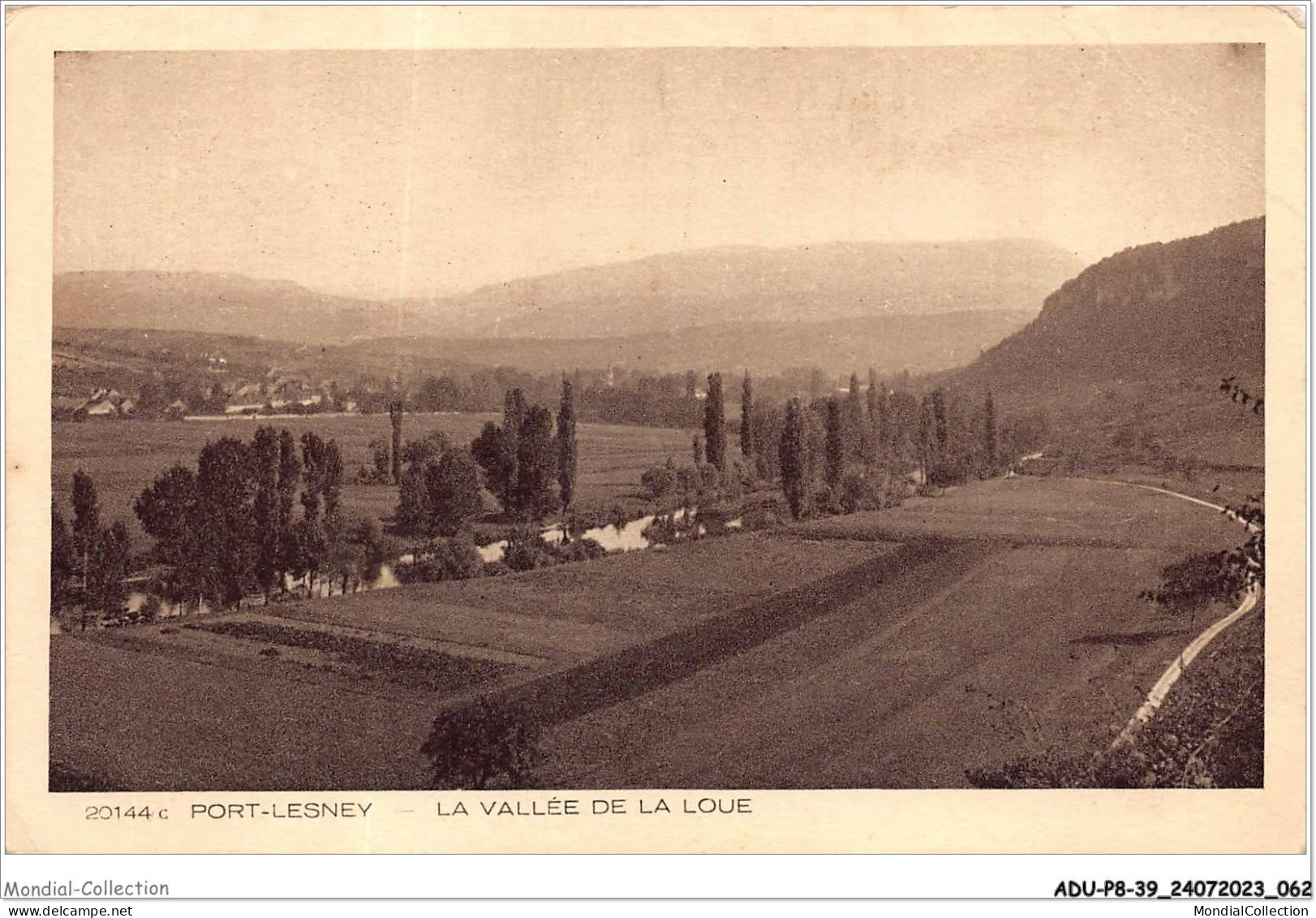 ADUP8-39-0659 - PORT-LESNEY - La Vallée De La Loue  - Dole