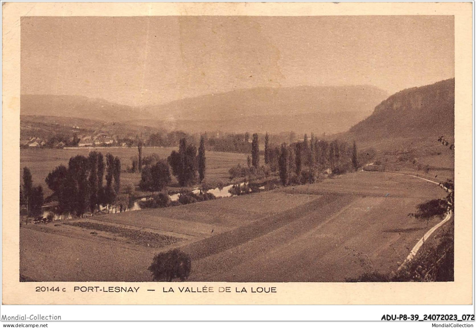 ADUP8-39-0664 - PORT-LESNEY - La Vallée De La Loue  - Dole