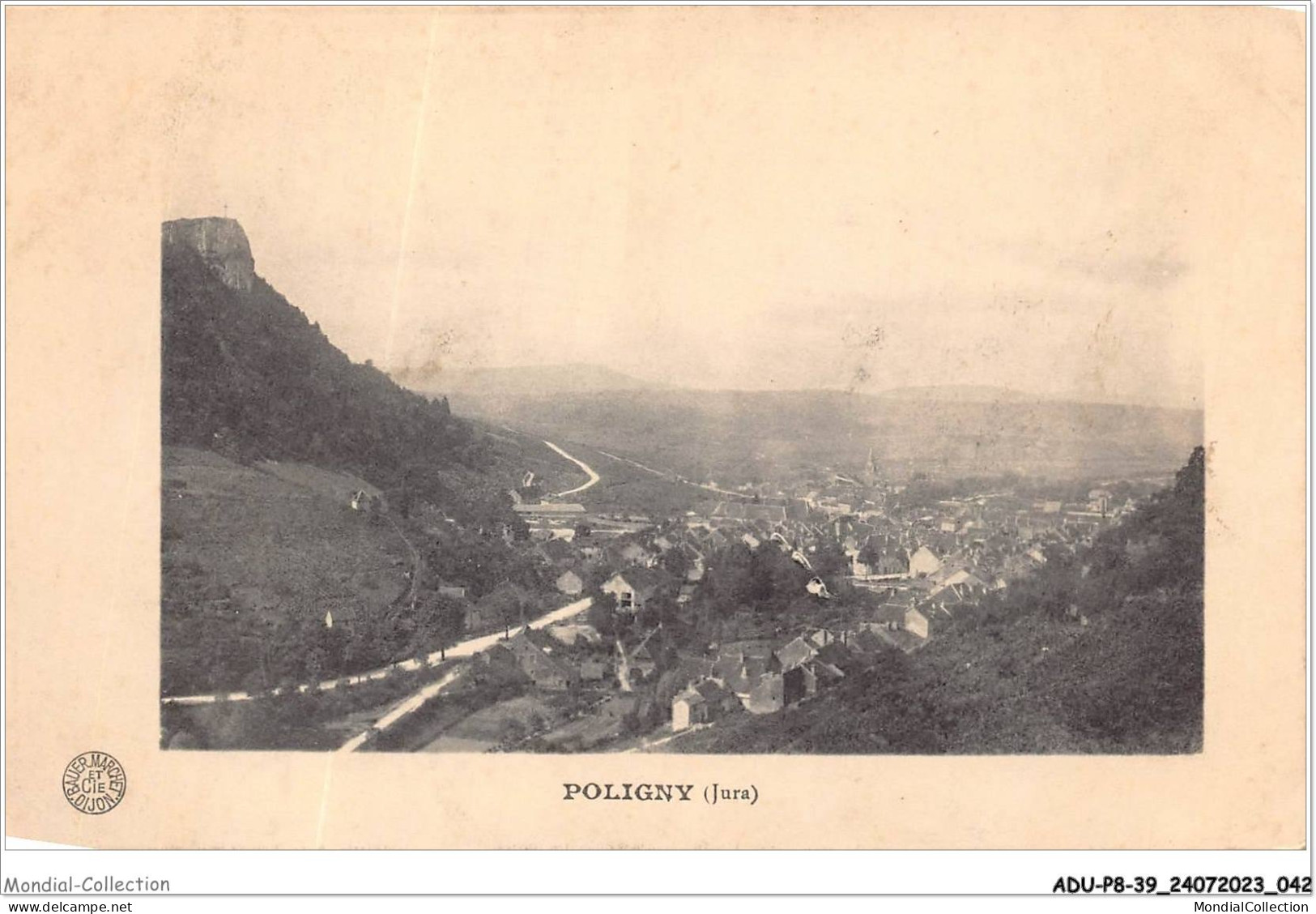 ADUP8-39-0649 - POLIGNY - Vue Générale  - Poligny