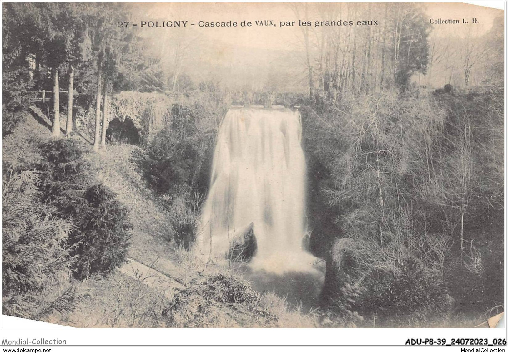 ADUP8-39-0641 - POLIGNY - Cascade De Vaux Par Les Grandes Eaux  - Poligny