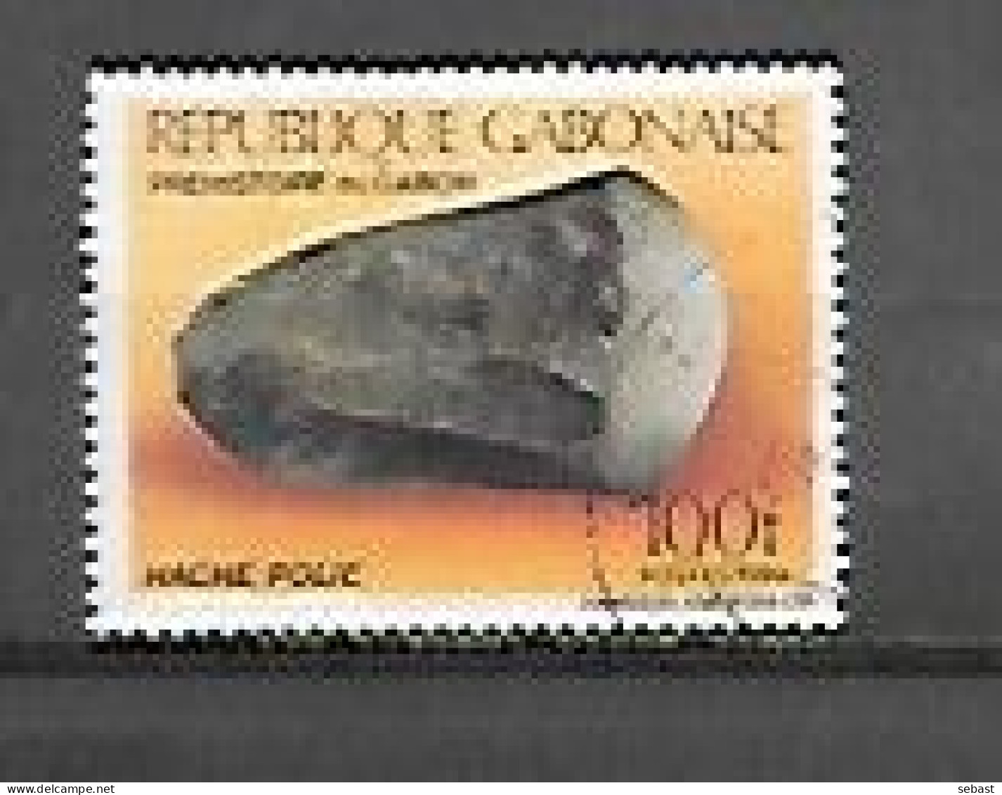 TIMBRE OBLITERE DU GABON DE  1990 N° MICHEL 1057 - Gabon (1960-...)