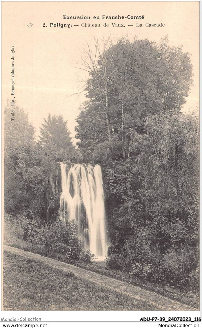 ADUP7-39-0597 - POLIGNY - Château De Vaux - La Cascade  - Poligny