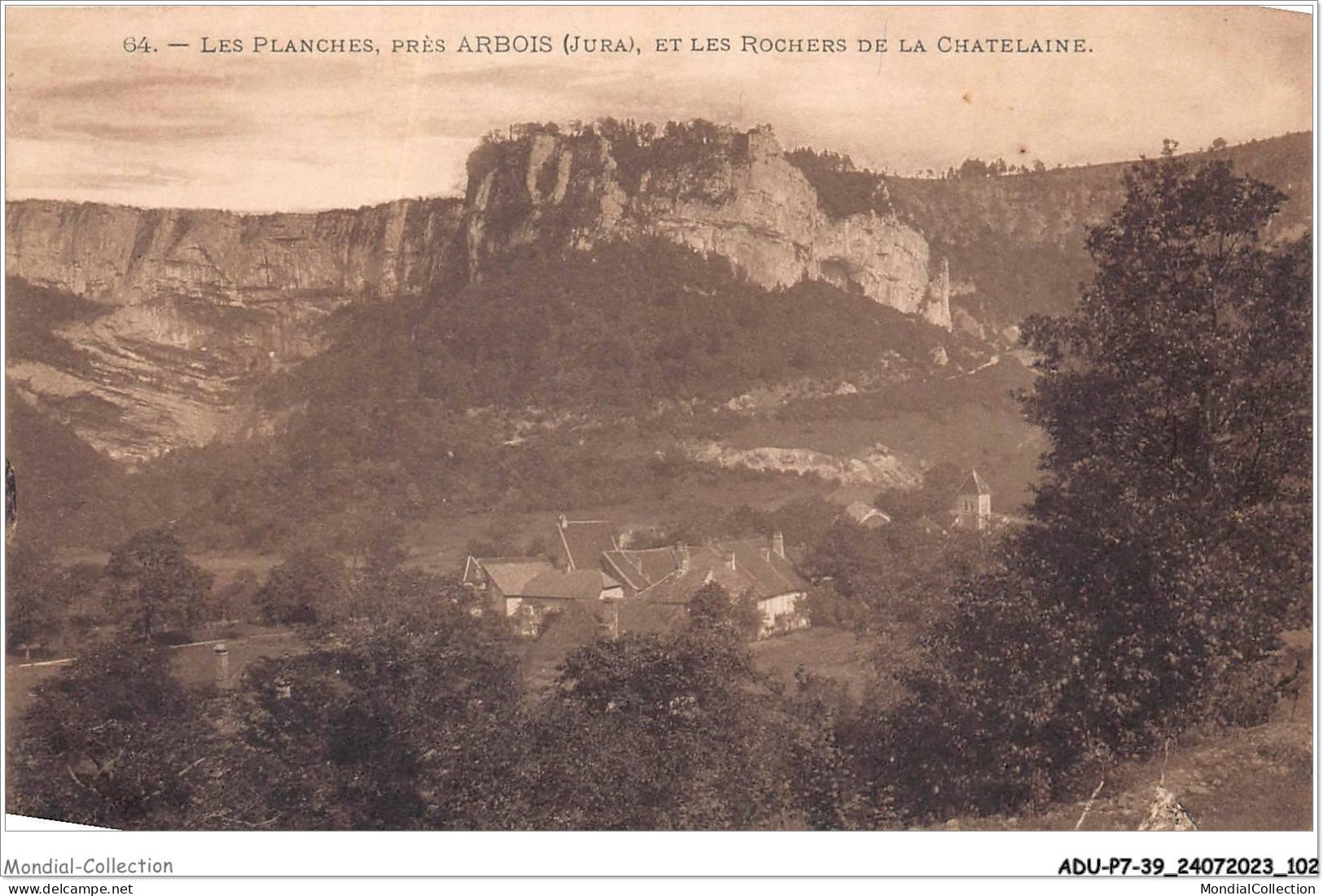 ADUP7-39-0590 - LES PLANCHES-EN-MONTAGNES - Les Planches Et Les Rochers De La Chatelaine  - Arbois