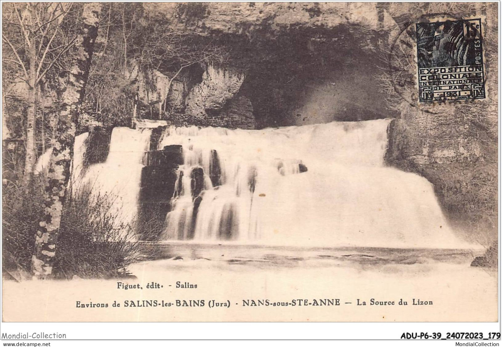 ADUP6-39-0532 - NANS-sous-SAINTE-ANNE - La Source Du Lizon  - Dole