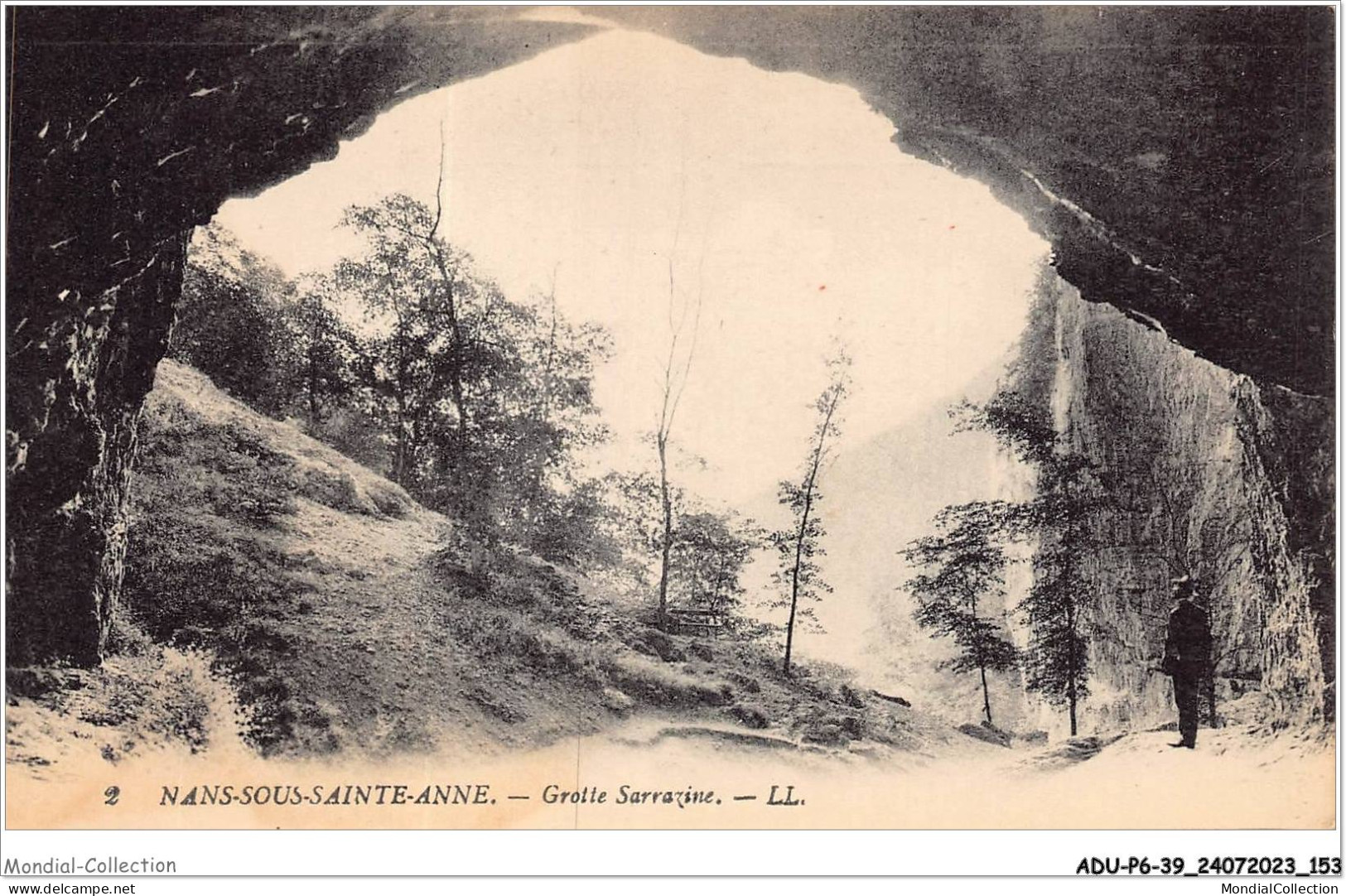 ADUP6-39-0519 - NANS-sous-SAINTE-ANNE - La Grotte Sarrazine  - Dole