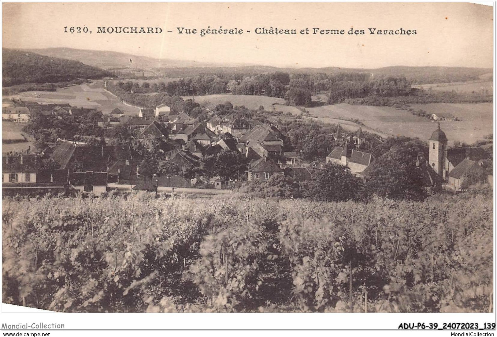 ADUP6-39-0512 - MOUCHARD - Vue Générale - Ferme Et Château Des Varaches - Dole